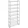 Metaltex Schuhregal 64 x 165 x 23 cm 8 Etagen silber