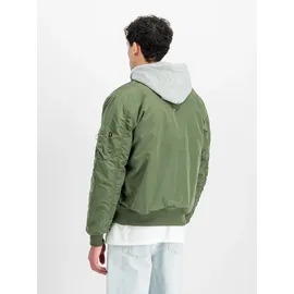 Alpha Industries MA-1 TT Two Tone Hood CW grün M