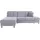 sit&more Ecksofa »Clio L-Form« wahlweise mit Bettfunktion oder Vorziehsitz und Bettkasten, Federkern