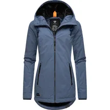Ragwear Winterjacke "Zuzka Winter", Damen, Gr. XXL (44), blau (indigo), Außenmaterial: 100% Polyester. Innenfutter: 100% Polyester. Kapuzenfutter: 100% Polyester.