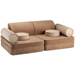 Wigiwama Sofa / Kindersofa, Farbe: Toffee