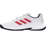 Adidas Herren Gamecourt 2.0 Tennis Shoes Tennisschuhe, FTWR White/Lucid red/core Black