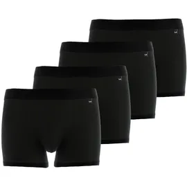 Götzburg Boxershorts unifarben Schwarz 3XL 4er Pack