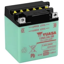 YUASA 12N5.5A-3B Batterie ohne Säurepack