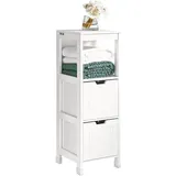 SoBuy FRG127 Badkommode 30 x 89 x 30 cm Weiß