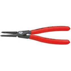 KNIPEX 48 11 J3, Sicherungsringzange, Chrom-Vanadium-Stahl, Kunststoff, Rot, 225