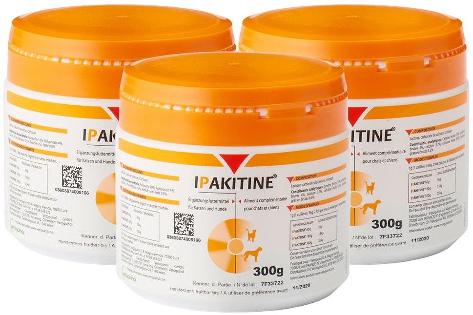 Ipakitine® Ergänzungsfuttermittel für Katzen und Hunde
