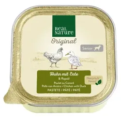 REAL NATURE Senior Huhn mit Ente und Rapsöl 17x100g