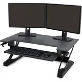 Ergotron WorkFit-TL Steh-Sitz Arbeitsplatz (schwarz)
