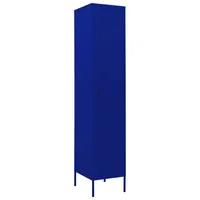 vidaXL Schließfachschrank Marineblau 35x46x180 cm Stahl