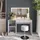 Vicco Vicco, Schminktisch, Sherry mit LED-Beleuchtung und Hocker (119.80 x 50.10 x 76 cm)