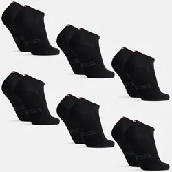 BAMBUS LOW-CUT SOCKEN - 48-51 - Schwarz - 6-Pack