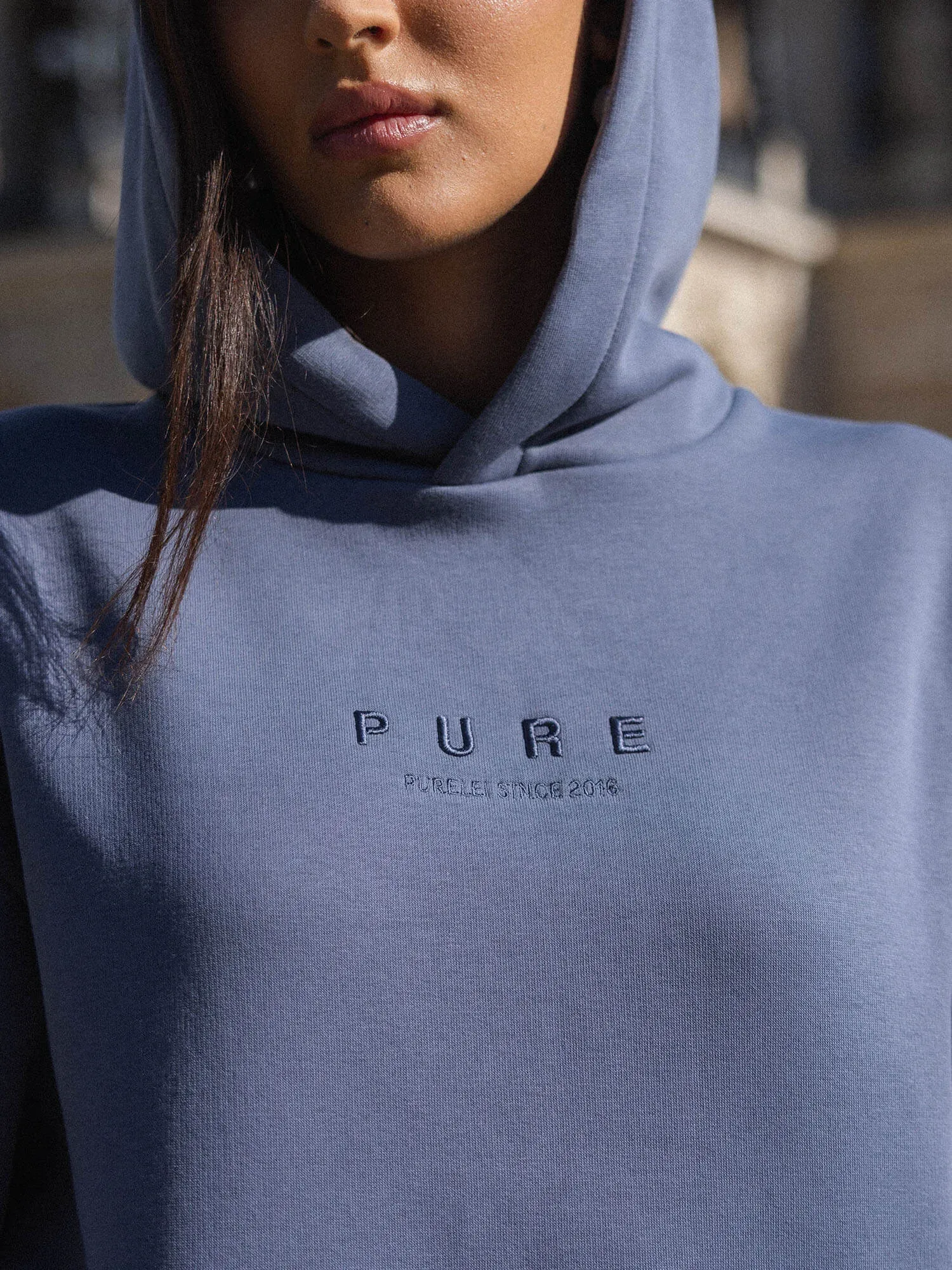 PURELEI Feeling Pure Hoodie Dark Blue