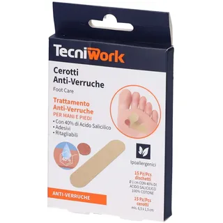 Cerotto Anti Verruche Piedi 15 + Pezzi 30 St