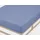 Spannbettlaken Jersey-Elasthan 120 x 200 - 130 x 220 cm blau