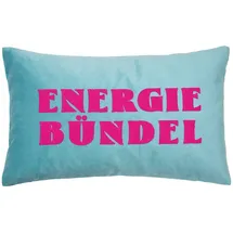 PAD Kissenbezug Letters 30 x 50 cm Blau