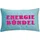 PAD Kissenbezug Letters 30 x 50 cm Blau