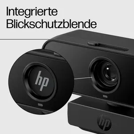 HP 430 Full HD-Webcam 1920 x 1080 Pixel Mikrofon, Klemm-Halterung