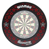 Winmau Auffangring für Dartspiele Cullen Rockstar 4444",rot,