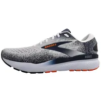 Brooks Ghost 16 White/Peacoat/Orange, 42 1⁄2 - 42 1⁄2