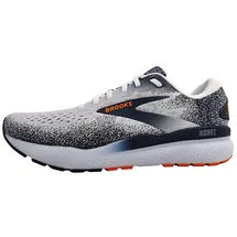 Brooks Ghost 16 White/Peacoat/Orange, 42 1⁄2 - 42 1⁄2