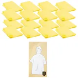 TSB Werk Regenponcho Regenponcho Regencape Festivalponcho Notfallponcho (16-St) Regenschutz, Kapuze, Universal