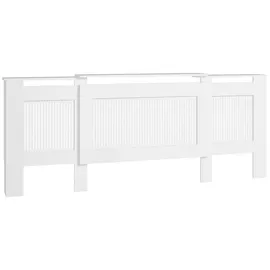 Homcom Heizkörperverkleidung ausziehbar 125-201 x 19 x 81,5 cm