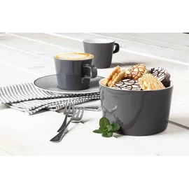 SELTMANN WEIDEN Cappuccinotasse 0,26 l Grau/Weiß 6 St.
