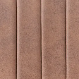 Beliani Schaukelsessel LEKNES Kunstleder 63 x 78 x 96 cm Braun