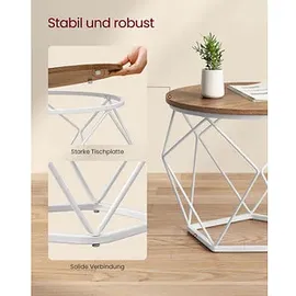 VASAGLE Couchtische-Set braun