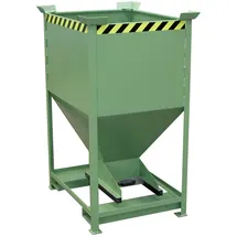 Bauer Südlohn Silobehälter SG-D 600, lackiert, Resedagrün
