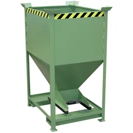 Bauer Südlohn Silobehälter SG-D 600, lackiert, Resedagrün