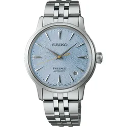 Seiko Presage Automatik Cocktailtime 34mm Frozen Skydiving" SRPL61J1" - hellblau,silber - 34 mm