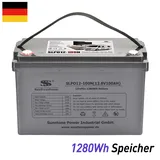 Sunstone LiFePO4 Batterie 12V 100AH Akku PV Anlage Wohnmobil Boot Solarspeicher