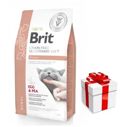 Brit gf Tiernahrung Katze Nieren 5kg + Überraschung für die Katze