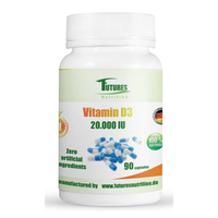Vitamin D3 20000I.E 90 Kapseln Vitamin D 20,000iu Vit d3 100% Natural