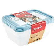 KEEEPER Mia Magic Ice 3-teilig blau 20,5 x 15,5 x 6,5 cm 3 x 1,25 l