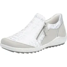 REMONTE Damen R1428 Sneaker, Vapor/Weiss/Silver / 80, 41 EU
