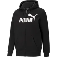Puma Ess Big Logo Fleece-Kapuzenjacke Herren black S