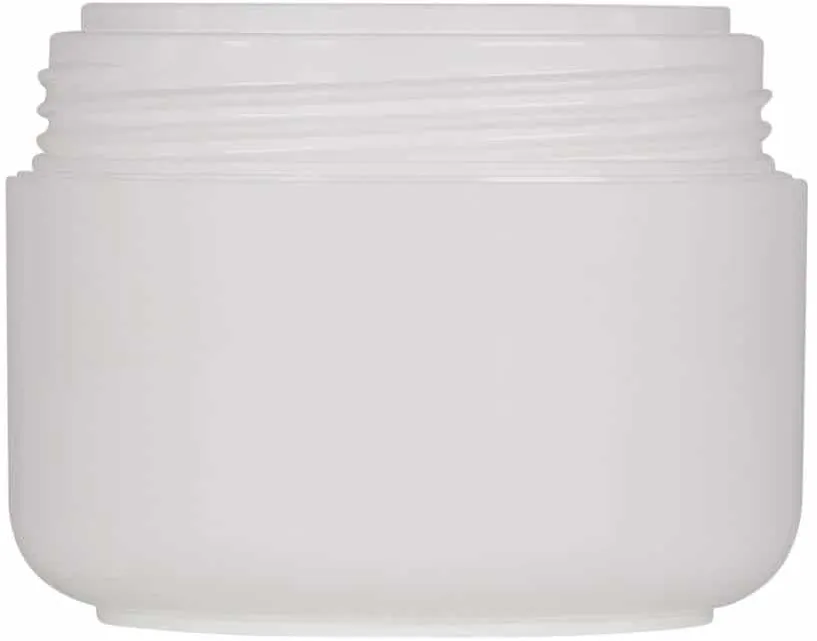 Plastic pot 'Bianca', 50 ml, PP, wit, monding: schroefsluiting