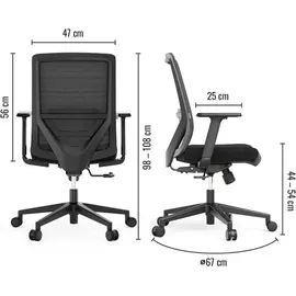 Yaasa Chair Lite Schwarz