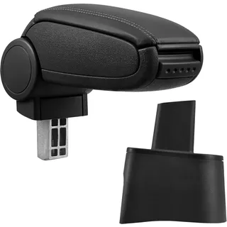 Mittelarmlehne Seat Ibiza 6L mit Staufach Kunstleder Schwarz pro.tec