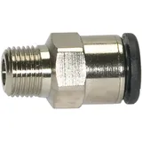 Riegler Gerade Steckverschraubung »click-clock« R 1/8 a. Schlauch-Ø 8