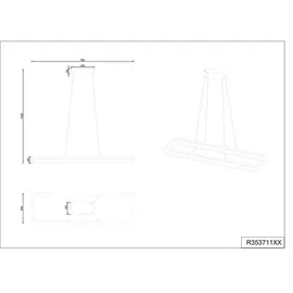 RL Camino 1-flg. 70 cm schwarz Kunststoff