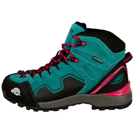 Guggen Mountain PM021 Damen Trekking-& Wanderstiefel Wanderschuhe Trekkingschuhe Outdoorschuhe wasserdicht mit Membran und Wildleder Farbe Blau EU 37
