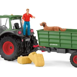 Schleich Farm World Traktor mit Anhänger 42608