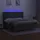 vidaXL Boxspringbett 180 x 200 cm Dunkelgrau