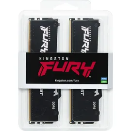 Kingston FURY Beast DDR5 6000MT/s RGB 32GB Kit (2x16GB) CL30 Schwarz KF560C30BBEAK2-32