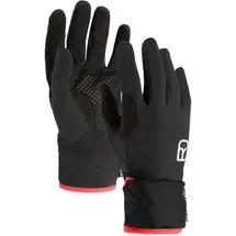 Ortovox Fleece Grid Cover Handschuhe W schwarz raven 20 für Damen Fingerhandschuhe M Größe)