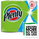 Plenty 8 weiße Küchentücher, 8 Stück pro Packung
